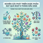 Nghiên cứu phát triển dược phẩm đạt quả ngọt 6 tháng đầu 2026