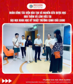 VIỆN ĐÀO TẠO VÀ NGHIÊN CỨU DƯỢC HỌC BDU: ĐẨY MẠNH HỢP TÁC QUỐC TẾ TRONG ĐÀO TẠO VÀ NGHIÊN CỨU KHOA HỌC TẠI ĐÀI LOAN VÀ THÁI LAN