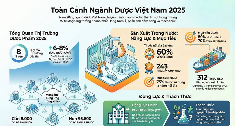 Tổng Quan Kinh Tế Dược Việt Nam 2025