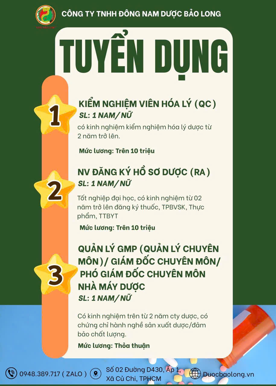 THÔNG TIN TUYỂN DỤNG